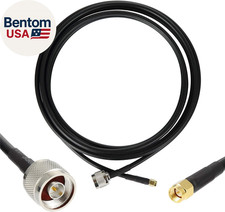 10Ft SMA Male to N Male Pure