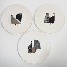 3 Crate & Barrel Salad Plates