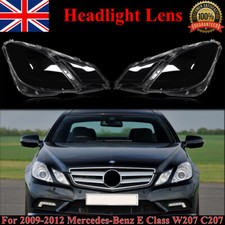 Pair Headlight Lens Headlamp