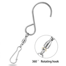 2xStainless Steel Swivel Hook