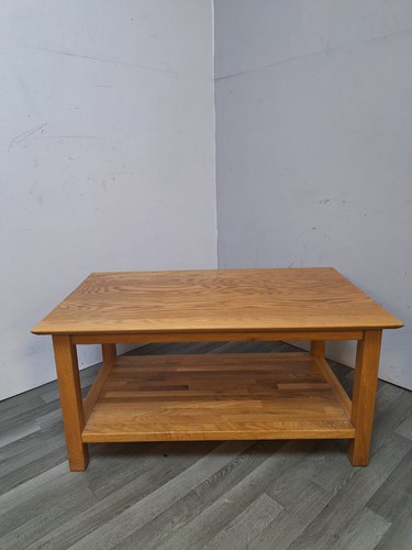 Solid oak rectangular coffee - solid,
