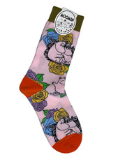 new ladies 1pr Moomins mid calf socks.UK 4-6.5