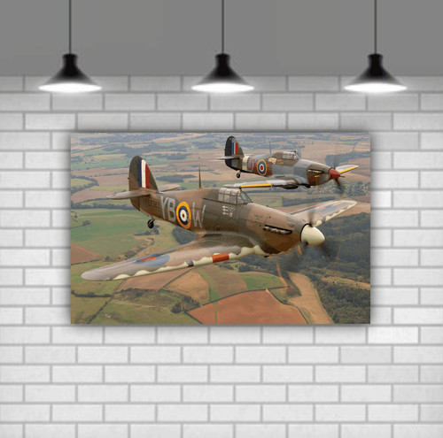 Spitfire war plane aviation