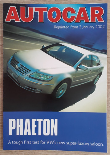 Volkswagen phaeton road - road, test