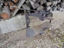 Vintage TRUSTY TRACTOR single furrow plough for spares or restoration