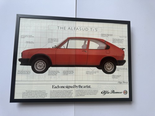 Framed 1980 alfa romeo alfasud - framed,