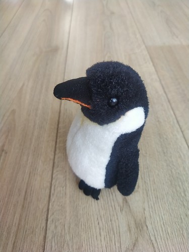 Emperor penguin plush inch - penguin,