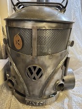 VW Splitscreen Camper Log Wood