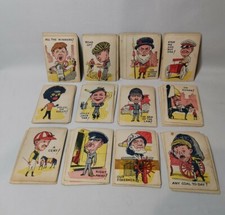 Vintage 1930s Snap Card Game -