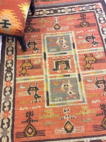 Rust black tribal - black, nomadic