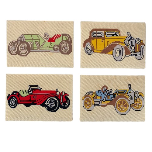 Classic cars needlepoint rolls - classic,