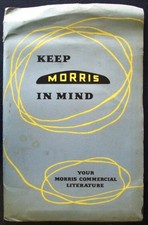 MORRIS COMMERCIAL RANGE Trucks Vans Sales Literature Brochures Pack 1960