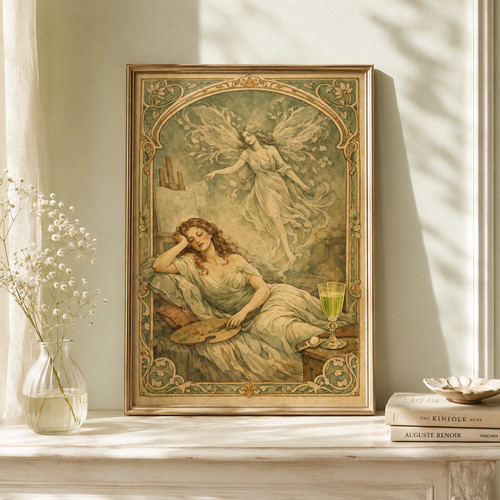 Vintage art nouveau - vintage,