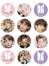 12 X Pre Cut Edible Icing