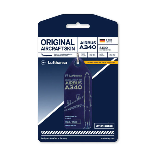Aviationtag lufthansa airbus - lufthansa,