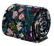 navy blue cotton mens tie wild