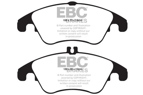 Ebc yellowstuff front - front, for