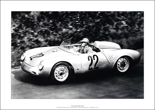 Porsche 550 spyder art - porsche, a2