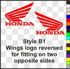 Honda B - 2 stickers decals x