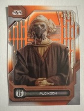 2024 Topps Star Wars High Tek #79 Plo Koon Imperial Wall Orange Diffractor 07/25