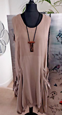 KEKOO Ladies Lagenlook Parachute dress 10 12 14 BOHO Hippie STEAMPUNK ARTY M /L
