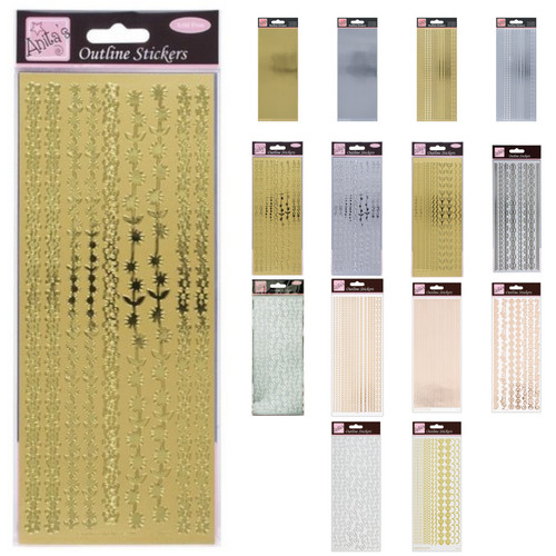 Anitas outline stickers - anitas,