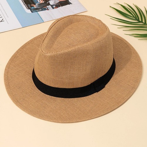 Panama straw hat wide - straw, brim