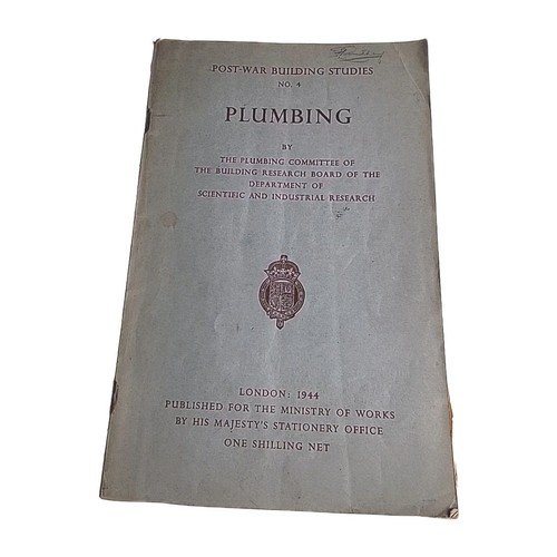 Plumbing post war - post, studies