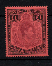 Nyasaland 1938-44 £1 SG143