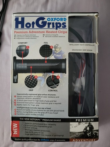 Heated grips motorcycle oxford - heated,