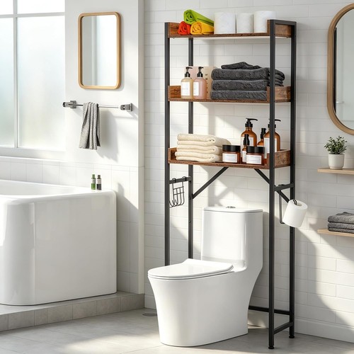 Tier toilet storage rack - toilet,