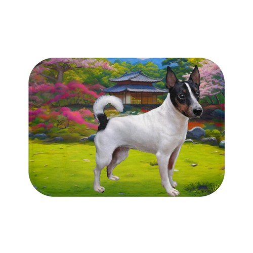 Japanese terrier bathroom - japanese, rug