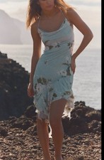 Zara light blue / Multi floral