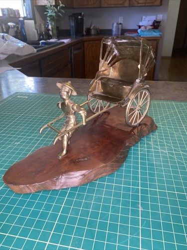 Vintagebrass art figure - art, man