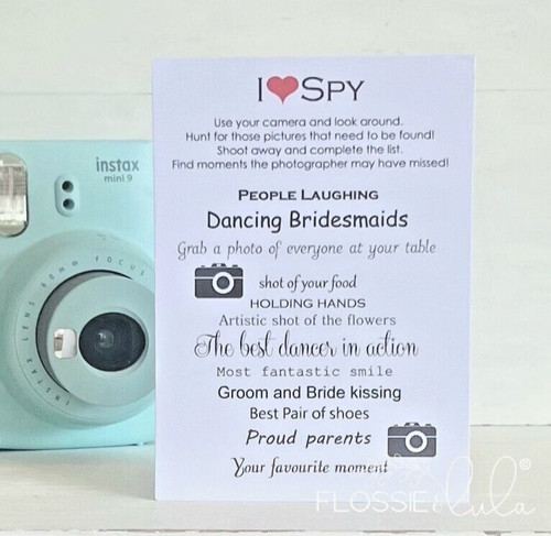 Wedding spy photo game - wedding,