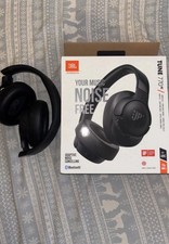 JBL Live 770NC Wireless Over-Ear Noise Cancelling Headphones - Black