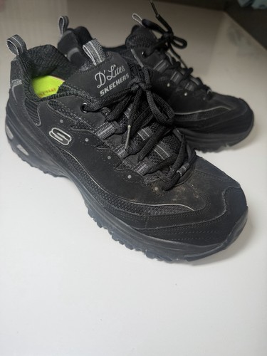 Skechers lites black leather - skechers, d'lites