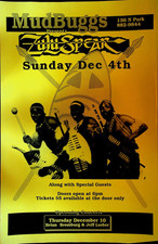 Zulu Spear Concert Poster Mudbuggs