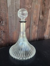 Vintage Glass Decanter with