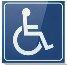 Disabled Symbol Sign Self Adhesive Sticker  Wheelchair (Folder1(Q))*