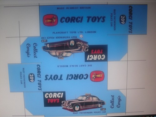 Corgi repro replica box - corgi,