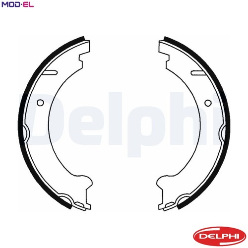 Brake shoe set parking - brake,