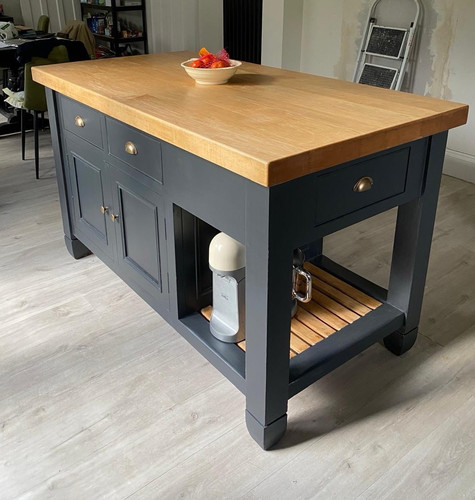 Freestanding kitchen island - kitchen,