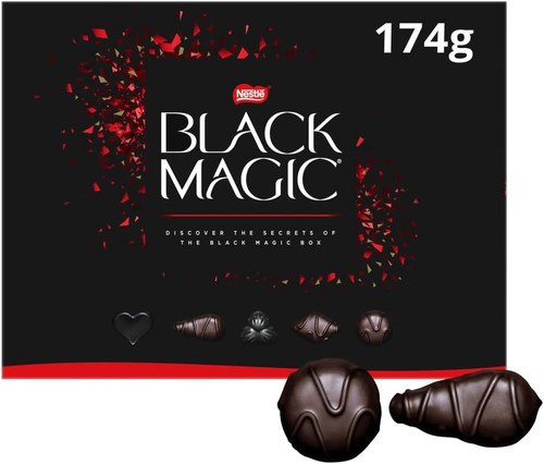 Black magic dark chocolate - black,