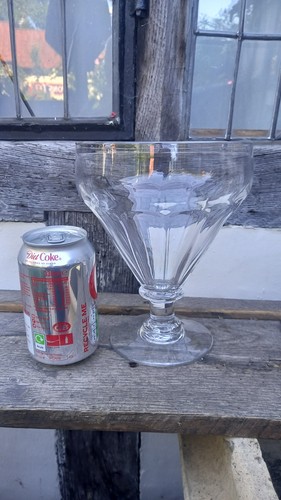 Large georgian glass rummer - large,