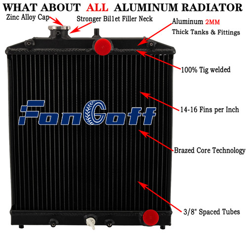 Aluminium radiator for honda - radiator,