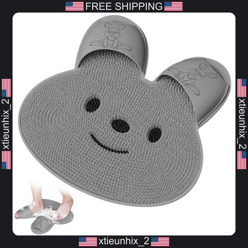 Foot scrubber mat with - scrubber,