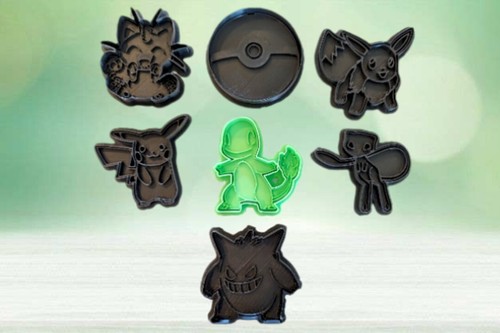 Evee cookie cutter play - evee, cutter/play-doh
