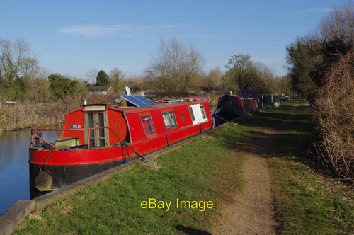 Photo 6x4 narrowboats above - narrowboats,
