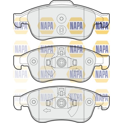 Brake pads set - nissan, juke